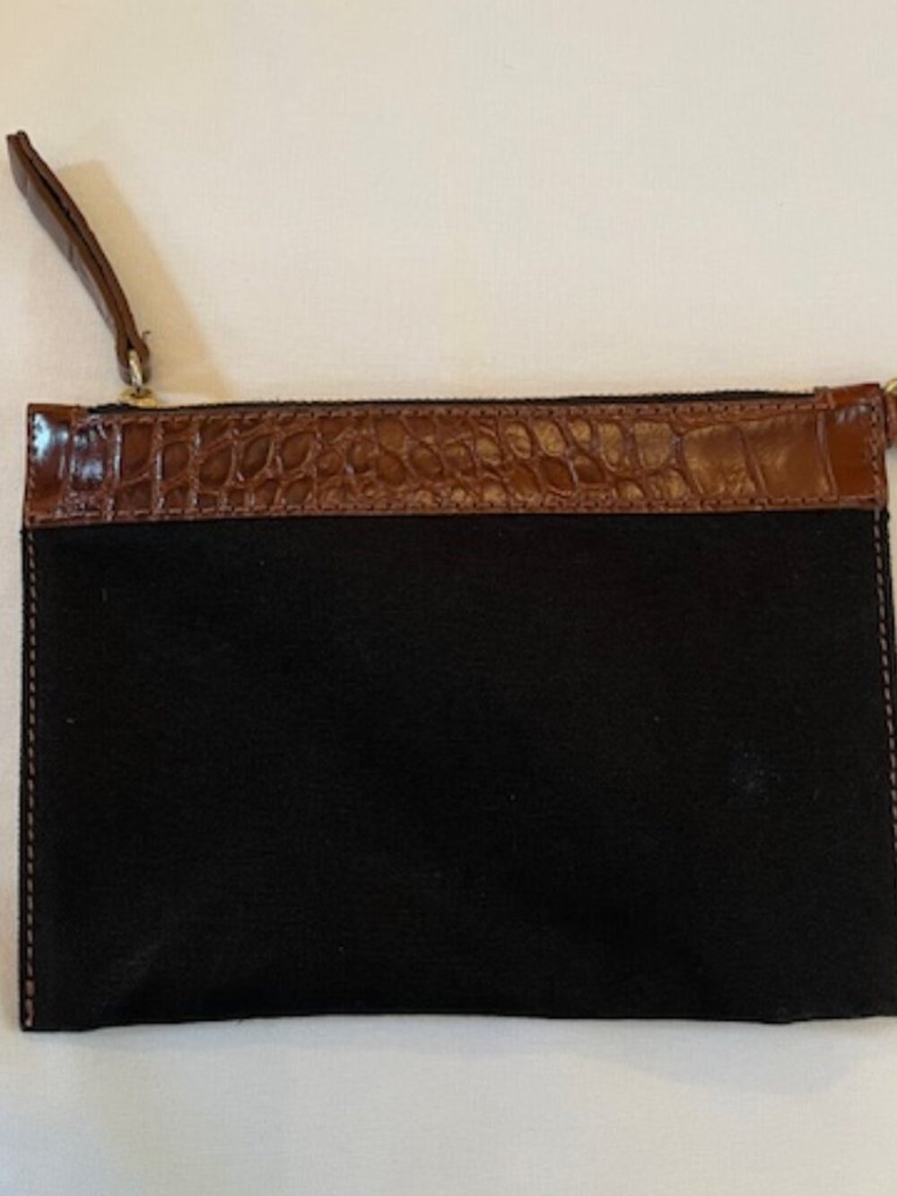 &OTHER STORIES | Croc Embossed Brown Leather Lg Tote Shoulder Shopping Bag-EUC - Picture 3 of 12